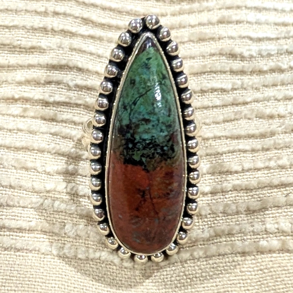 Goldie Lew | Marquita Ring | Sonoran Sunset Jasper | Single Band